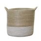 Woven basket with white dip