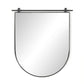 Black Bottom Arch Mirror