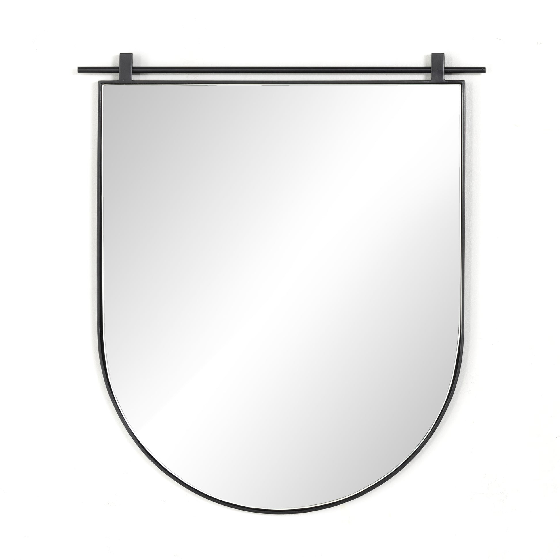 Black Bottom Arch Mirror