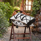 Blanc & Noir Outdoor Pillow